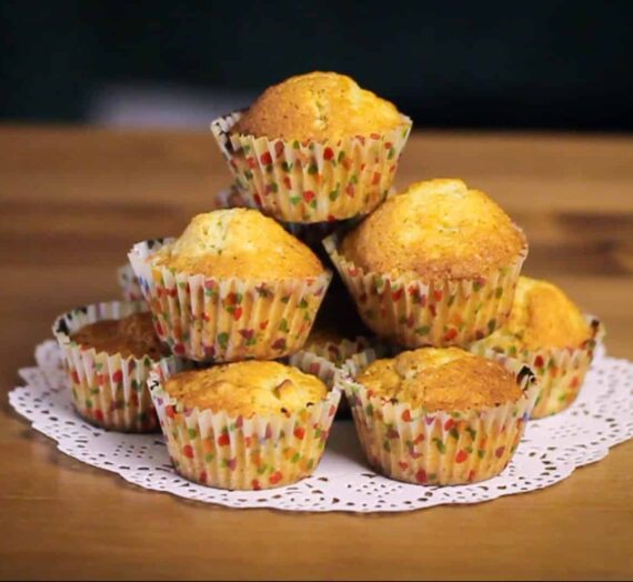 Muffins aux pommes et beurre de cacahuète